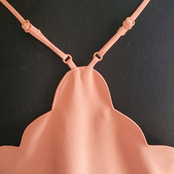 JCrew Scalloped Coral Camisole NWOT - Picture 7 of 8